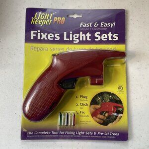 New Light Keeper Pro Gun Comp Repair Tool Fixes Holiday Christmas Tree Light Set